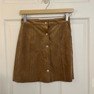 Aritzia Suede Skirt